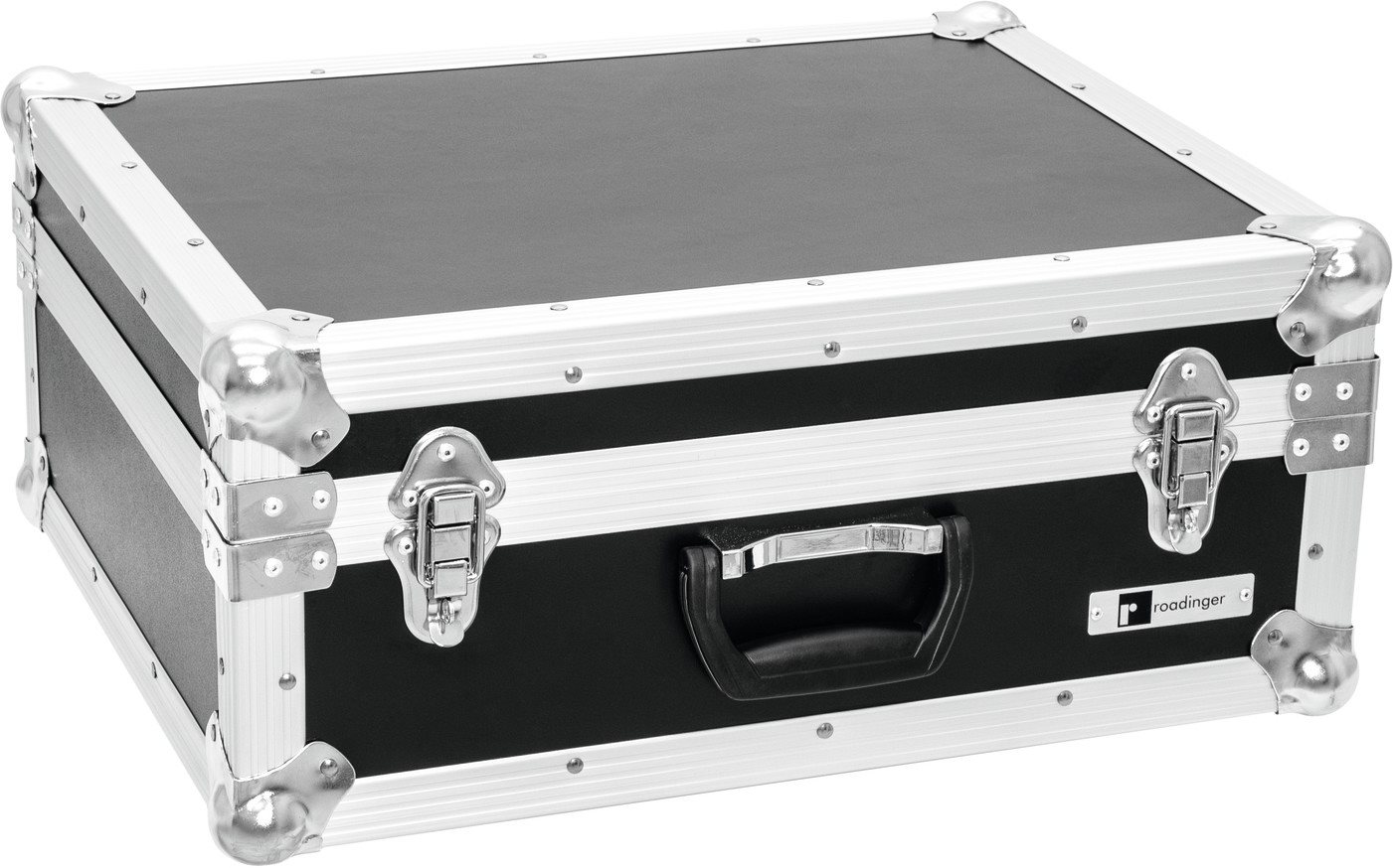 Mikrofon Case Road für 12 Mikrofone schwarz Mikro Koffer Box Kiste ROADINGER 